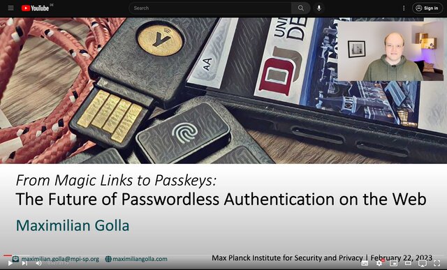 Guest Lecture - University of Denver: The Future of Passwordless Authentication on the Web